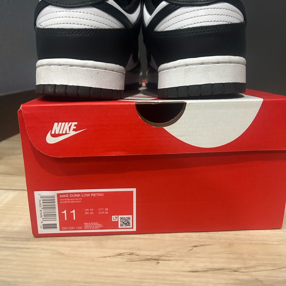 Nike Kids Dunk Low Retro Black/White